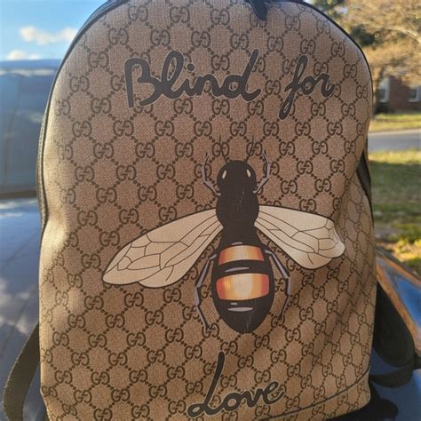 gucci blind for love backpack